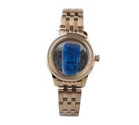 ROUREOX 33mm Kit Caja Reloj Mujer Acero 316L Zafiro Abombado Fondo Visto NH35 NH36 NH38 for Seiko Presage Ladies Cocktail Time-B2 33MM