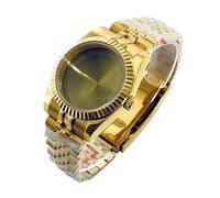 ROUREOX 36mm 40mm Set Caja Brazalete Oro Acero Cristal Zafiro Anillo Estriado ETA 2824 PT5000 Piezas Reloj para Rolex Datejust-D 40MM