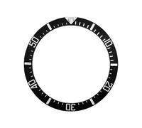 ROUREOX 38mm Estilo Clásico Inserto Cerámica Acentos Color - Anillo Alto Brillo para Rolex Sea-Dweller 4000 Sea Model-A4