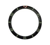 ROUREOX 38mm Estilo Clásico Inserto Cerámica Acentos Color - Anillo Alto Brillo para Rolex Sea-Dweller 4000 Sea Model-A7