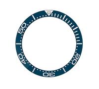 ROUREOX 38mm Full Lume Inserto Cerámica Brilla Oscuridad - Aro Números Grandes para Omega Seamaster 300 Collection-A2