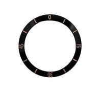 ROUREOX 38mm Inserto Bisel Cerámica Estilo Moderno - Marcador 0 Único Custom para Seiko SKX007 Series-A5