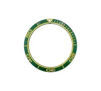ROUREOX 38mm Inserto de Bisel de Cerámica Inclinado Punto Luminoso - 30,6mm Diámetro Interior Pieza Mod Reloj - A9
