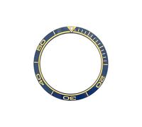 ROUREOX 38mm Inserto de Bisel de Cerámica Inclinado Punto Luminoso - 30,6mm Diámetro Interior Pieza Mod Reloj - A12
