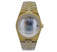 ROUREOX 39.5mm Kit Caja Reloj Integrado Retro Cristal Zafiro Lupa Fecha Acero INOX Movimiento NH35 DIY Modding para Rolex Datejust/Royal Oak/Tissot PRX-3 39.5MM