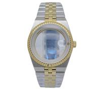 ROUREOX 39.5mm Kit Caja Reloj Integrado Retro Cristal Zafiro Lupa Fecha Acero INOX Movimiento NH35 DIY Modding para Rolex Datejust/Royal Oak/Tissot PRX-4 39.5MM