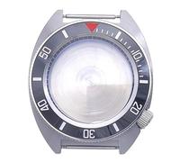 ROUREOX 40MM Acero Inoxidable Zafiro Caja Reloj, Movimiento NH35/NH36/4R Caso Reemplazo, Esfera 28.5MM Accesorios Modificación Reloj para Seiko PROSPEX Turtle Diver's-10