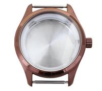 ROUREOX 40mm Caja Reloj Piloto NH35 NH36 ETA 2824 Movimiento 33.6mm-34.3mm Esfera Grande Acero Inoxidable Piezas Mod para IWC Pilot/Hamilton Khaki Field-3 40MM（NH34NH35）