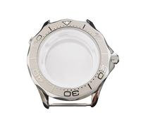 ROUREOX 41mm Caja Reloj Miyota 8215 8200 Mingzhu 2813 Movimiento 31mm Esfera Cristal Zafiro Fondo Transparente Piezas Mod para Omega Seamaster Planet Ocean 600M-15 41MM