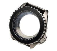 ROUREOX 42MM Acero Inoxidable Zafiro Caja Reloj, Movimiento NH35/NH36 Caso Reemplazo, Esfera 28.5MM Modificada Accesorios Reloj, Fondo Transparente para Seiko SKX007-18