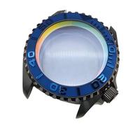 ROUREOX 42MM Acero Inoxidable Zafiro Caja Reloj, NH35/NH36 Caja Reemplazo, Fondo Transparente, Accesorios Modificación Reloj para Seiko SKX007-4