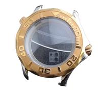 ROUREOX 42mm Caja Reloj Bicolor 31.7mm Esfera Cristal Zafiro NH35 NH36 Movimiento Bisel Chapado Oro Rosa Piezas Mod para Omega Seamaster Diver 300M-14 42MM