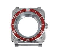 ROUREOX 42mm Caja Reloj Cuadrada Corona Roscada Mejorada Cristal Zafiro Acero INOX Movimiento NH35 NH36 Modding para Bell & Ross-12 42MM