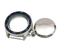 ROUREOX 42mm Caja Reloj Diver Posición Corona 4 Horas NH35 NH36 Movimiento Cristal Mineral 22mm Ancho Asas DIY Piezas Mod para Seiko SKX007 / SKX009-19 42MM