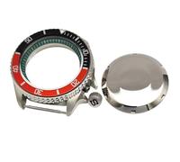 ROUREOX 42mm Caja Reloj Diver Posición Corona 4 Horas NH35 NH36 Movimiento Cristal Mineral 22mm Ancho Asas DIY Piezas Mod para Seiko SKX007 / SKX009-10 42MM