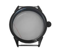 ROUREOX 42mm Caja Reloj Estilo Pata Rana Acero INOX Cristal Mineral Fondo Transparente Movimiento ETA 6497 6498 para Pilot Watch/Flieger Watch-B3 42MM