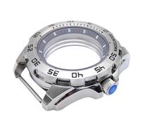 ROUREOX 44MM Acero Inoxidable Caja Reloj, Movimiento NH35/NH36 Accesorios Modificación Reloj, Fondo Transparente Espejo Mineral Caso Reemplazo para Seiko Prospex Diver's-3