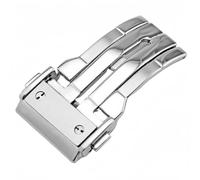 ROUREOX Acero Inoxidable Despliegue Cierre Hebilla Correa Libre ráp Antirust para HUBLOT Big Bang Fusion Series-Plata 20mm