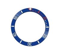 ROUREOX Bisel Cerámico Angular 60-Min Diver Inserto 38mm x 30.7mm, Pieza Reloj Modding para Seiko SKX007 SKX009 SKX011-K