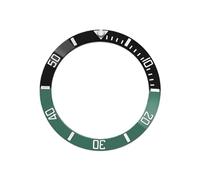 ROUREOX Bisel Cerámico Angular 60-Min Diver Inserto 38mm x 30.7mm, Pieza Reloj Modding para Seiko SKX007 SKX009 SKX011-A