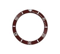 ROUREOX Bisel Cerámico Angular 60-Min Diver Inserto 38mm x 30.7mm, Pieza Reloj Modding para Seiko SKX007 SKX009 SKX011-B