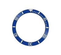 ROUREOX Bisel Cerámico Angular 60-Min Diver Inserto 38mm x 30.7mm, Pieza Reloj Modding para Seiko SKX007 SKX009 SKX011-N
