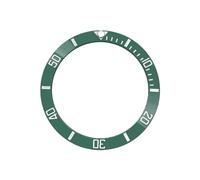 ROUREOX Bisel Cerámico Angular 60-Min Diver Inserto 38mm x 30.7mm, Pieza Reloj Modding para Seiko SKX007 SKX009 SKX011-O