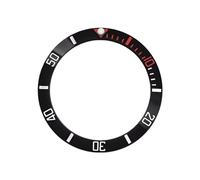 ROUREOX Bisel Cerámico Angular 60-Min Diver Inserto 38mm x 30.7mm, Pieza Reloj Modding para Seiko SKX007 SKX009 SKX011-L
