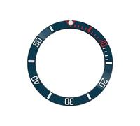 ROUREOX Bisel Cerámico Angular 60-Min Diver Inserto 38mm x 30.7mm, Pieza Reloj Modding para Seiko SKX007 SKX009 SKX011-H