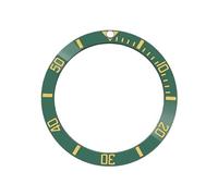 ROUREOX Bisel Cerámico Angular 60-Min Diver Inserto 38mm x 30.7mm, Pieza Reloj Modding para Seiko SKX007 SKX009 SKX011-C