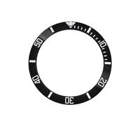 ROUREOX Bisel Cerámico Angular 60-Min Diver Inserto 38mm x 30.7mm, Pieza Reloj Modding para Seiko SKX007 SKX009 SKX011-M