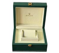 ROUREOX Caja de Accesorios Hombre - Estuche Expositor de Relojes Madera con Almohadillas Suaves, Soporte Real para Rolex Air-King