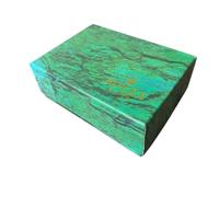 ROUREOX Caja para Reloj Pulsera Verde - Estuche Individual Piel - Organizador Madera Viaje y Soporte Exhibición para Rolex Cosmograph Daytona