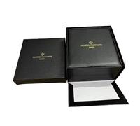 ROUREOX Caja Presentación Reloj Set Completo Cartón Exterior Negro Cofre Almacenamiento Soporte Protector para Vacheron Constantin Patrimony