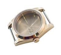 ROUREOX Caja Reloj 40 mm Bisel Liso Acero 316L Cristal Zafiro Compatible con Movimientos ETA 2824 PT5000 ST2130 SW200 para Rolex Explorer/Datejust - C3