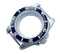 ROUREOX Caja Reloj 40 mm Buceo Cristal Zafiro Bisel 120 Clics Resistente Al Agua Compatible con Movimientos NH34 NH38 NH39 NH70 NH72 para Rolex Submariner/GMT-Master II - B2