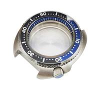 ROUREOX Caja Reloj 43 mm Estilo Tortuga Cristal Zafiro Doble Abombado Compatible con Movimiento NH36 para Seiko Turtle Tuna - 1