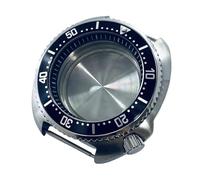 ROUREOX Caja Reloj 44 mm Estilo Tortuga Buceo Cristal Zafiro Acero Compatible con Movimientos NH36 NH34 para Seiko Prospex Turtle - B4