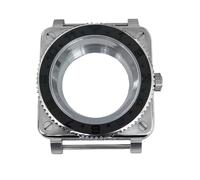 ROUREOX Caja Reloj Cuadrada NH35 NH36 42mm Acero Inoxidable, Zafiro Bisel Giratorio Estilo Instrumento para Bell & Ross - 4