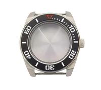 ROUREOX Caja Reloj Diver NH35 NH36 43mm Acero Inoxidable, Zafiro Bisel Aluminio Rehaut, Piezas Mod para Tudor Pelagos/Seiko Mod - 9