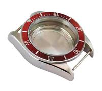 ROUREOX Caja Reloj Diver Vintage 41mm Acero Cepillado ETA 2824, Zafiro Movimiento SW200 ST2130, Piezas Mod para Tudor Black Bay - 2