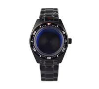 ROUREOX Caja Reloj Estilo Herencia 41mm Asas Rectas Sin Guarda Corona Cristal Burbuja 28.5mm Esfera NH35 Automático para Seiko 62MAS-3 41MM