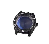 ROUREOX Caja Reloj Estilo Herencia 41mm Asas Rectas Sin Guarda Corona Cristal Burbuja 28.5mm Esfera NH35 Automático para Seiko 62MAS-8 41MM