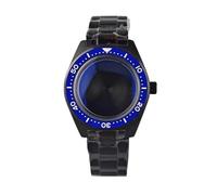 ROUREOX Caja Reloj Estilo Herencia 41mm Asas Rectas Sin Guarda Corona Cristal Burbuja 28.5mm Esfera NH35 Automático para Seiko 62MAS-1 41MM