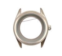 ROUREOX Caja Reloj Estilo Herencia Clásica 39.5mm Bisel Liso Cristal Zafiro Banda Acero Movimiento Automático NH35 Piezas para GS Heritage-14 39.5MM