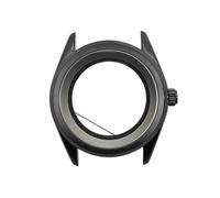 ROUREOX Caja Reloj Estilo Herencia Clásica 39.5mm Bisel Liso Cristal Zafiro Banda Acero Movimiento Automático NH35 Piezas para GS Heritage-20 39.5MM