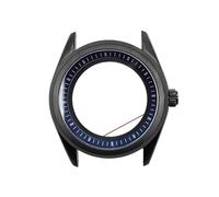 ROUREOX Caja Reloj Estilo Herencia Clásica 39.5mm Bisel Liso Cristal Zafiro Banda Acero Movimiento Automático NH35 Piezas para GS Heritage-17 39.5MM