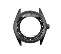 ROUREOX Caja Reloj Estilo Herencia Clásica 39.5mm Bisel Liso Cristal Zafiro Banda Acero Movimiento Automático NH35 Piezas para GS Heritage-18 39.5MM