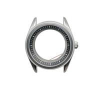 ROUREOX Caja Reloj Estilo Herencia Clásica 39.5mm Bisel Liso Cristal Zafiro Banda Acero Movimiento Automático NH35 Piezas para GS Heritage-3 39.5MM