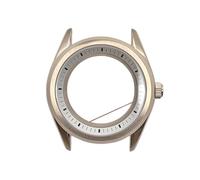 ROUREOX Caja Reloj Estilo Herencia Clásica 39.5mm Bisel Liso Cristal Zafiro Banda Acero Movimiento Automático NH35 Piezas para GS Heritage-13 39.5MM